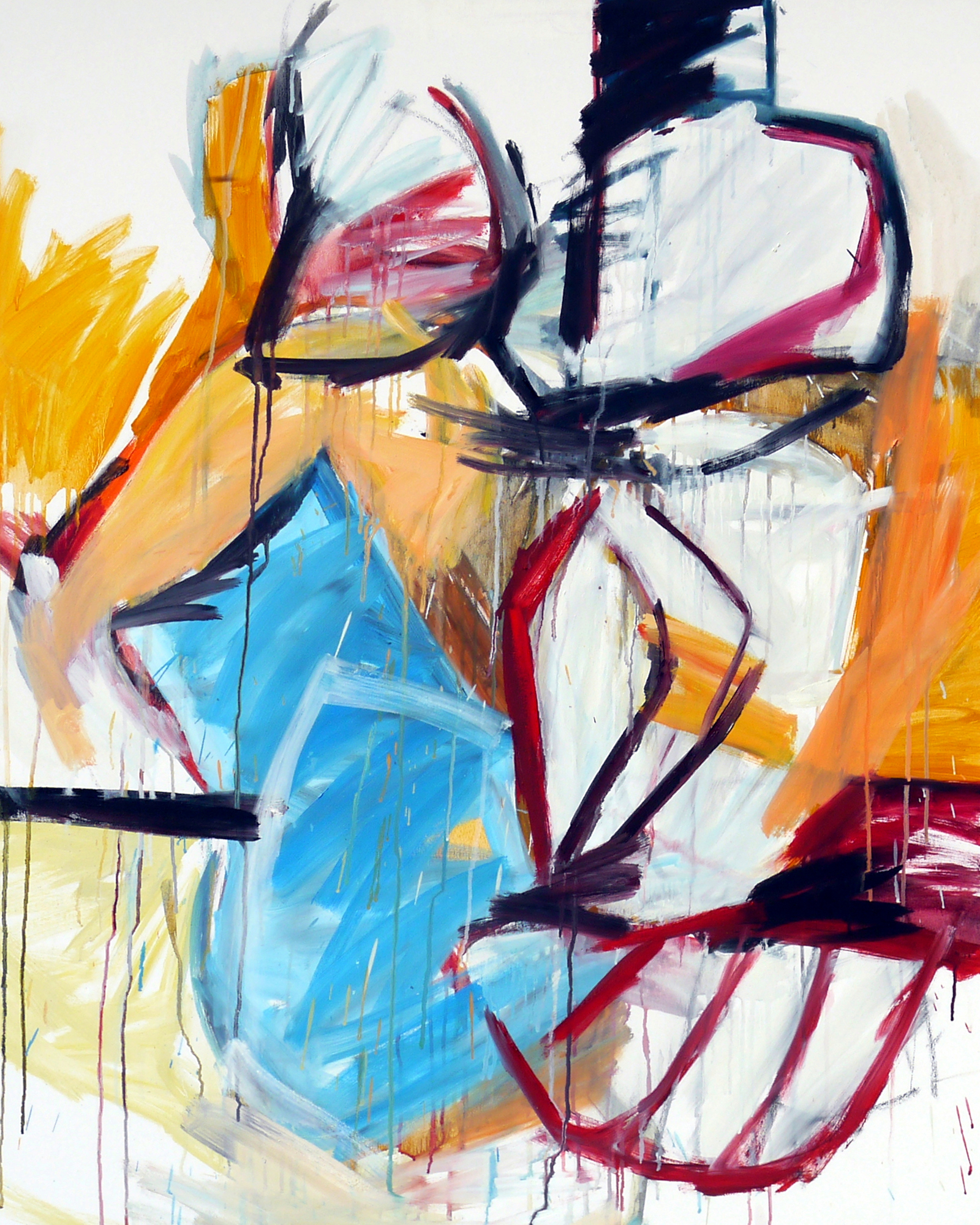 Eckhart von Glan - Krabbe, 2023, Oil on canvas, 116cmx89cm | Galerie Sophie Vandre