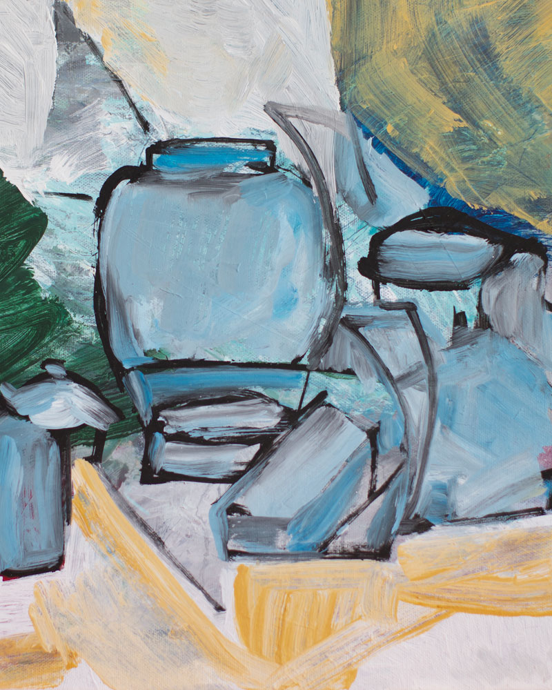 Exhibition "Bagatelles and" Oil paintings by JEHAN, Munich | Gallery Sophie Vandre